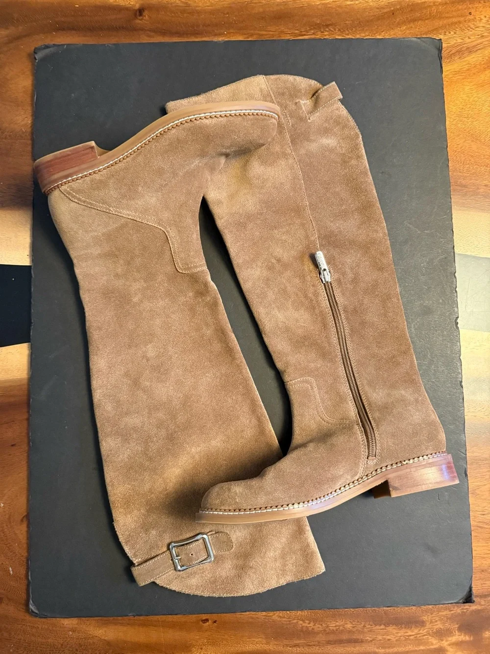 🤎 Franco Sarto Holloway Suede Knee High Boots | Size 6